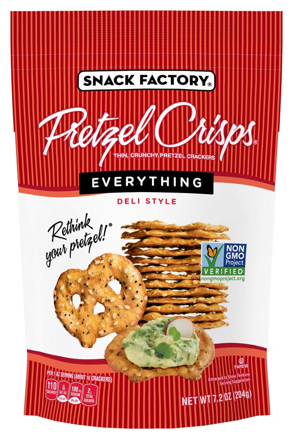 Pretzel Crisps Everything 7.2oz 12ct